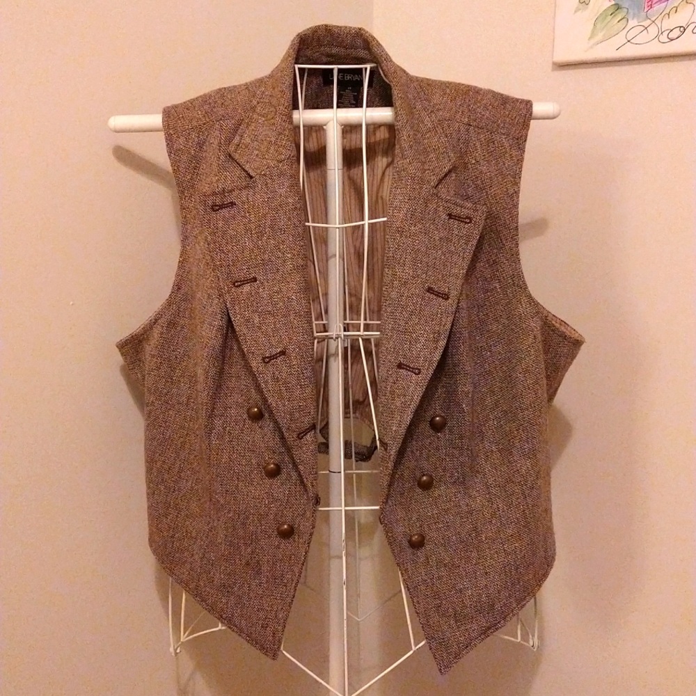 Lane Bryant Winter Vest W/ Faux Button Holes